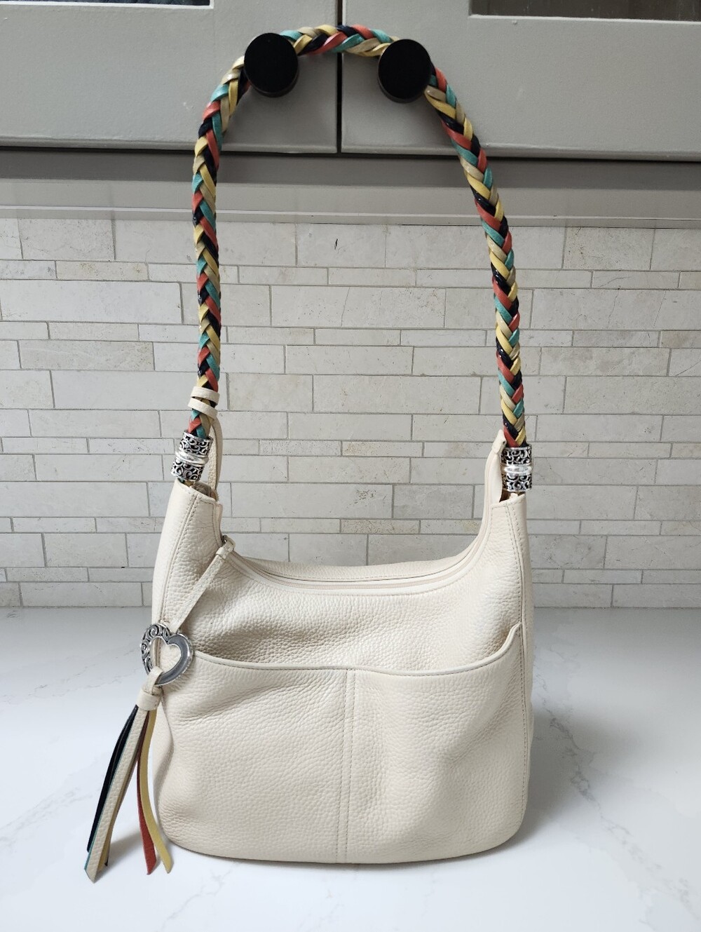 Brighton Barbados Zip-Top Hobo Bag